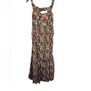Natural Life dress large cut out back with tie summer spring bohemian festival